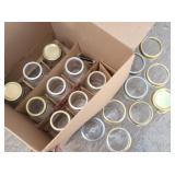 (18) Canning Jars: 9 - qt Wide Mouth &
