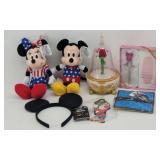 Disney Collectibles: Mickey & Minnie Plush Toys...