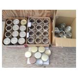 (44) Canning Jars w/ Rings: 20-1/4 pt sm Mouth...