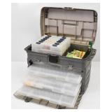 Plano Fishing Tackle Box w/ Tackle...Hooks...