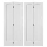 Lincoln Park 4/0 Bifold Panel Closet Door Set NEW