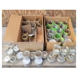 (48) Various Size Canning Jars w/ Rings