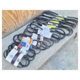 Lot of: Various Size V-Belts