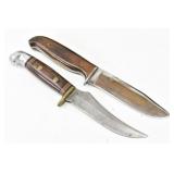 Western W39 Hunting Knife Rosewood Handle +