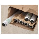 (7) Philips Fluorescent Tube Light Bulbs 110 Watts
