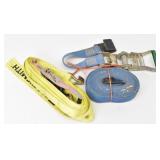 (3) Tie Down Straps, 2 Ratchets