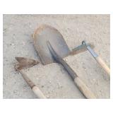 Open Shaft Digging Shovel, Triangle Hoe &