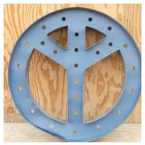 Metal Art Peace Sign