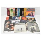 (25) Vinyl Records FAMOUS SINGERS