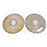 (2) Segmented Diamond Saw Blades 13"