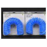 (2) Master Mechanic Recoil Hoses 1/4" x 25
