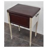 Shabby Chic Farmhouse Painted Sewing Cabinet
