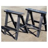 (2) Sawhorses
