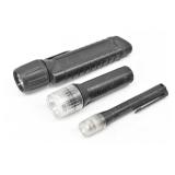 (3) LED Flashlights: UKE 2L, UKE 2AAA, UK4AA