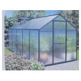 Polycarbonate Greenhouse Kit 6ft. W X 10ft D...