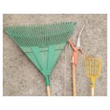 Leaf Rake, Apple Picker & Pole Saw