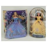 (2) Disney Dolls: Cinderella Royal Ball Blue &