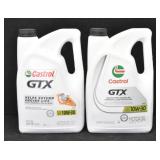 (2) Castrol GTX SAE 10W-30 Motor Oil