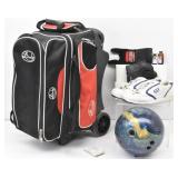 Bowling: Ball, Shoes, Gloves, Rolling Bag