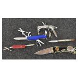 (5) Folding Knives: Bullet 2" Blade...