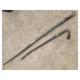 80" Steel Breaking Bar & 4 ft Steel Crow Bar