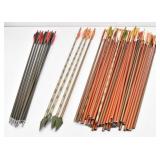 Archery Carbon Arrows 50 + / -, 4 Broad Heads