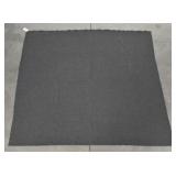 Bob Barker Grey Wool Blend Blanket 64" x 70"