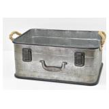Farmhouse Tin "Locker" Bucket Tote