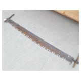 Antique Two-Man Crosscut Saw 76" Blade