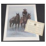 Chuck DeHaan 73ï¿½ IN AMARILLO...YESTERDAY S/N Print