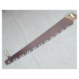 Antique Crosscut Logging Saw 48" Blade