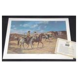 Chuck DeHaan UP THE CHISHOLM Signed Print #5