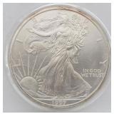 1997 American Eagle 1 Oz Fine Silver Dollar