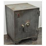 Antique Mosler Floor Safe 22" D 22" W30" H