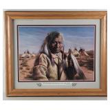 SIOUX COUNTRY Framed Print by Alfredo Rodrguez
