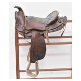 Vintage Kids Western Saddle 12"