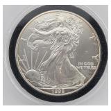1998 American Eagle 1 Oz Fine Silver Dollar