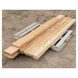 Mixed Lumber (4x 1x8x8ft) (8x 2x4x7ft) & 1x8x6ft