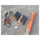 (2) Wheel Chocks, Jumper Cabels, US Light ...