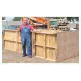 Solid Wood Pallet Pen 55" W x 13