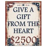 Gift From The Heart $2500