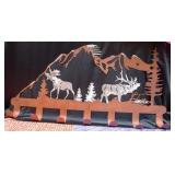 Rustic Mountain Metal Wall Art