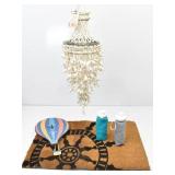 Seashell Wind Chime, Welcome Mat, Hot Air...
