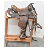 King Series Western Silver Show Saddle 13" +