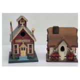 Darling Wood Birdhouses: 1 is marked Don Dee...