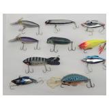 (10) Fishing Lures: Hot N Tot, Heddon Zara, ...