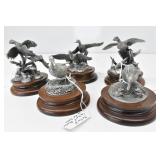 Chilmark Fine Pewter Bird Figurines ï¿½ 5-Piece