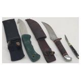 (3) Knives: Schrade Old Timer Safe-T-Grip Blade