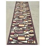 Royal Abstract Geometric Runner Rug