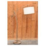 Brushed Nickel Boom Arc Floor Lamp